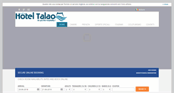Desktop Screenshot of hoteltalao.it